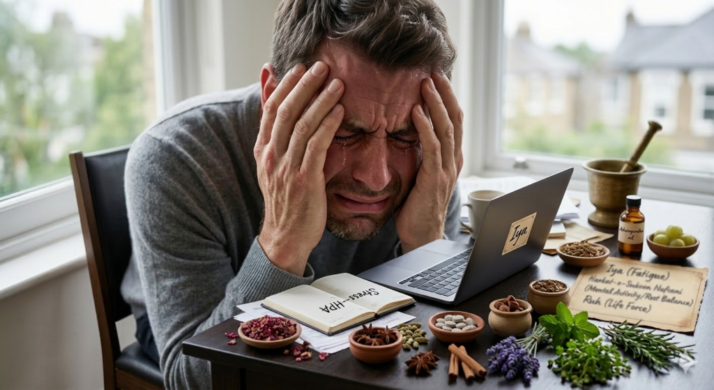 headache relief concept