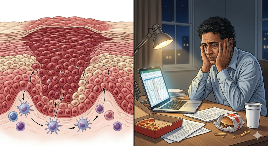 How stress affect the Psoriasis